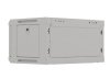 Lanberg Szafa instalacyjna rack wisząca 19 4U 540x350 szara drzwi przeszklone (flat pack)